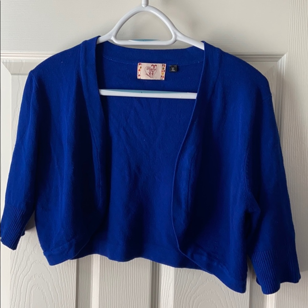 EUC cropped cardigan